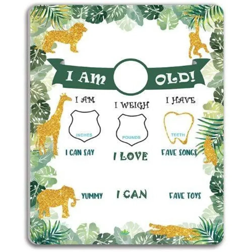 Jungle Theme Milestone Board - BRAND NEW!!!
